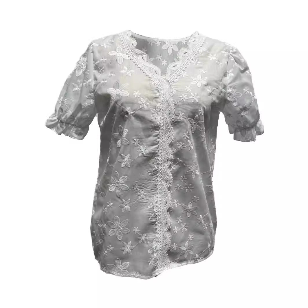 Jesica® | Women'S Blouse With Romantic Floral Pattern