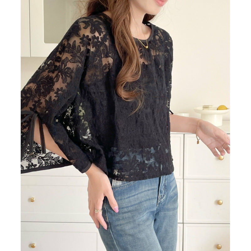 Mónica® | Women'S Floral Lace Overlay Blouse