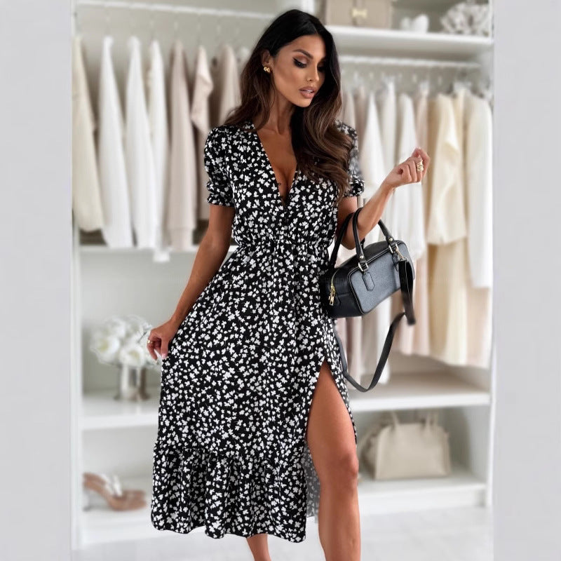 Helga® | Women'S Floral High-Cut Maxi Dress