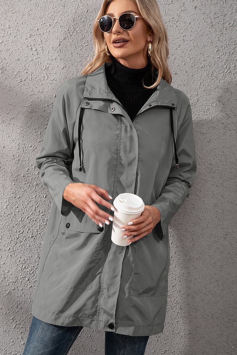 Yasmina | Urban waterproof windbreaker with hood