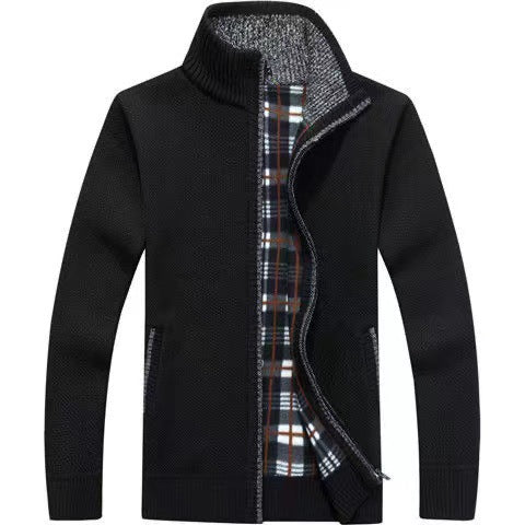 Cyrus | Men's Full Zip Knit Jacket