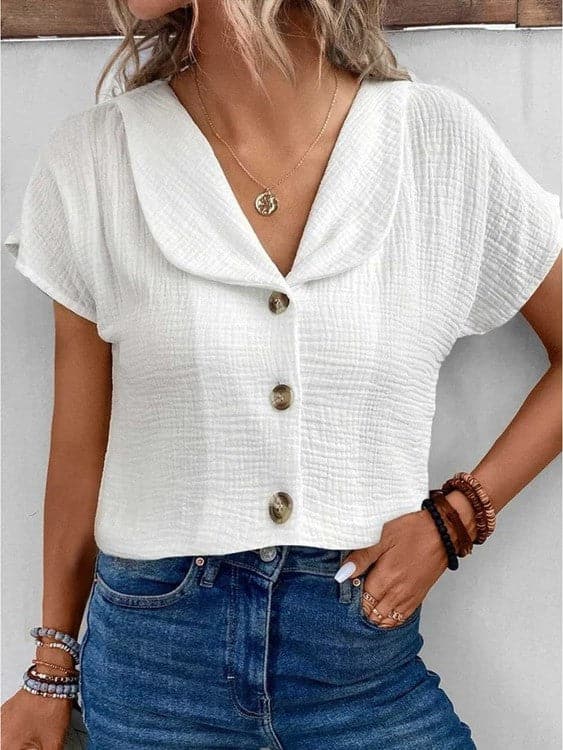 Noelia® | Tops With Collars And Buttons