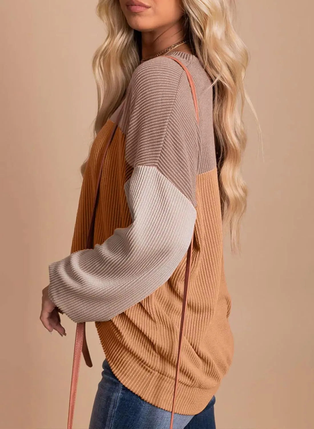 Leire | Casual crew neck pullover sweatshirt
