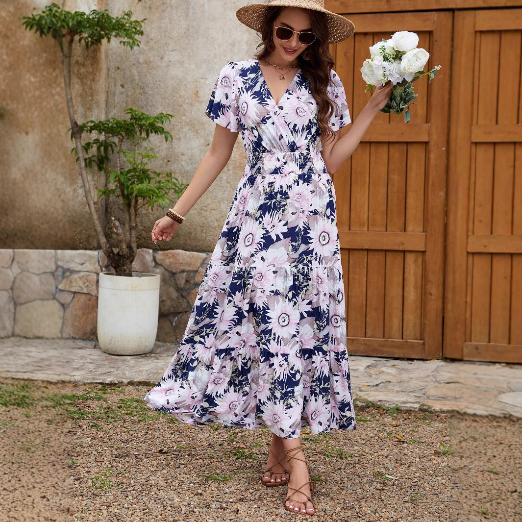 Rocío® | Women'S Floral Wrap Maxi Dress