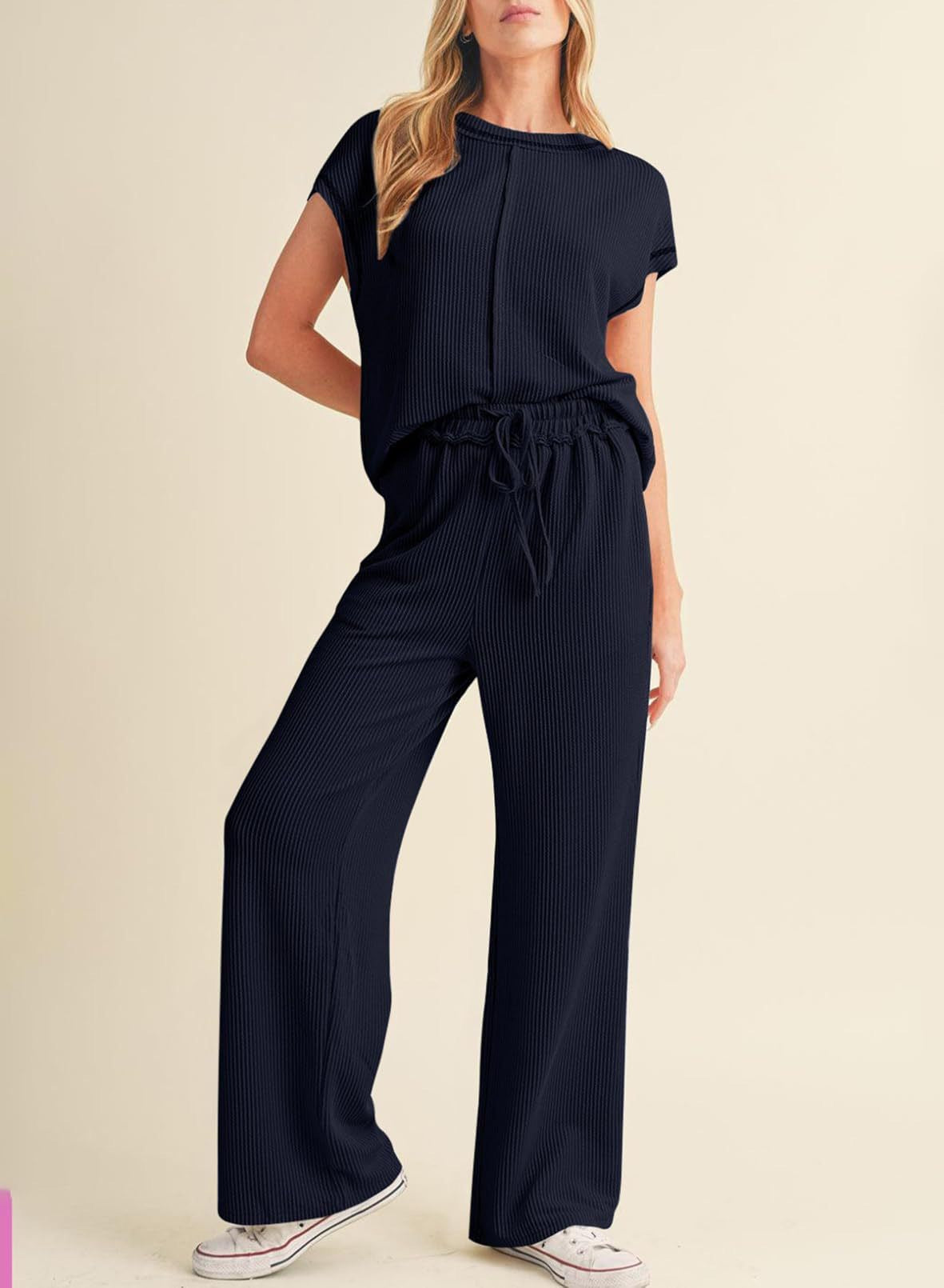 Tatiana® | Women'S Comfortable Wide-Leg Jumpsuit With Elastic Waistband