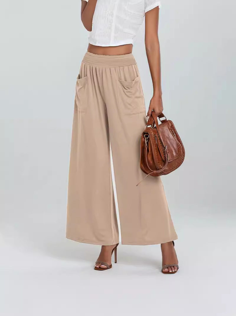 Julieta® | Women'S Comfortable Culottes With Elastic Waistband And Side Pockets