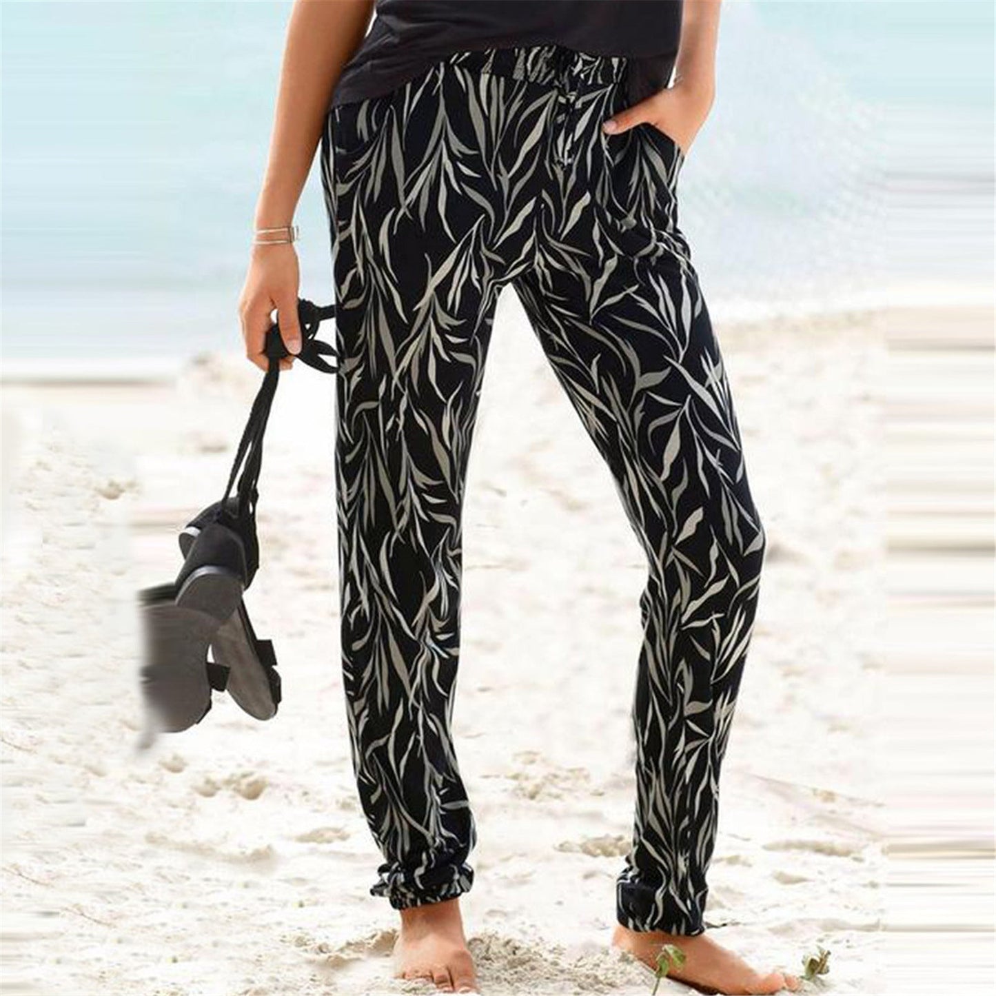 Zaida® | Women'S Floral Pattern Chic Lounge Pants