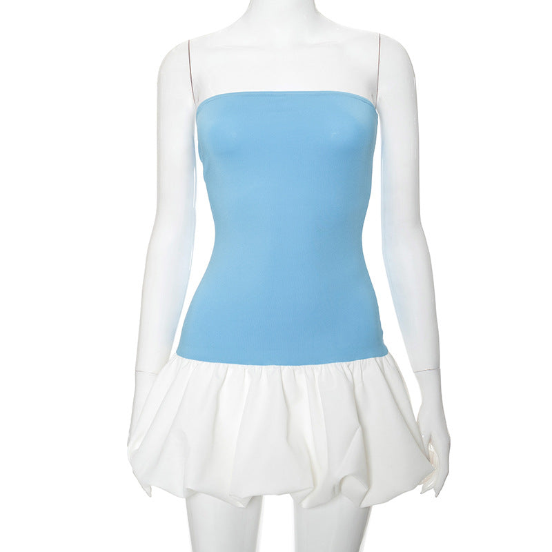 Vanessa® | Women'S Flared Summer Dress With Bustier Top And Ruffle Hem