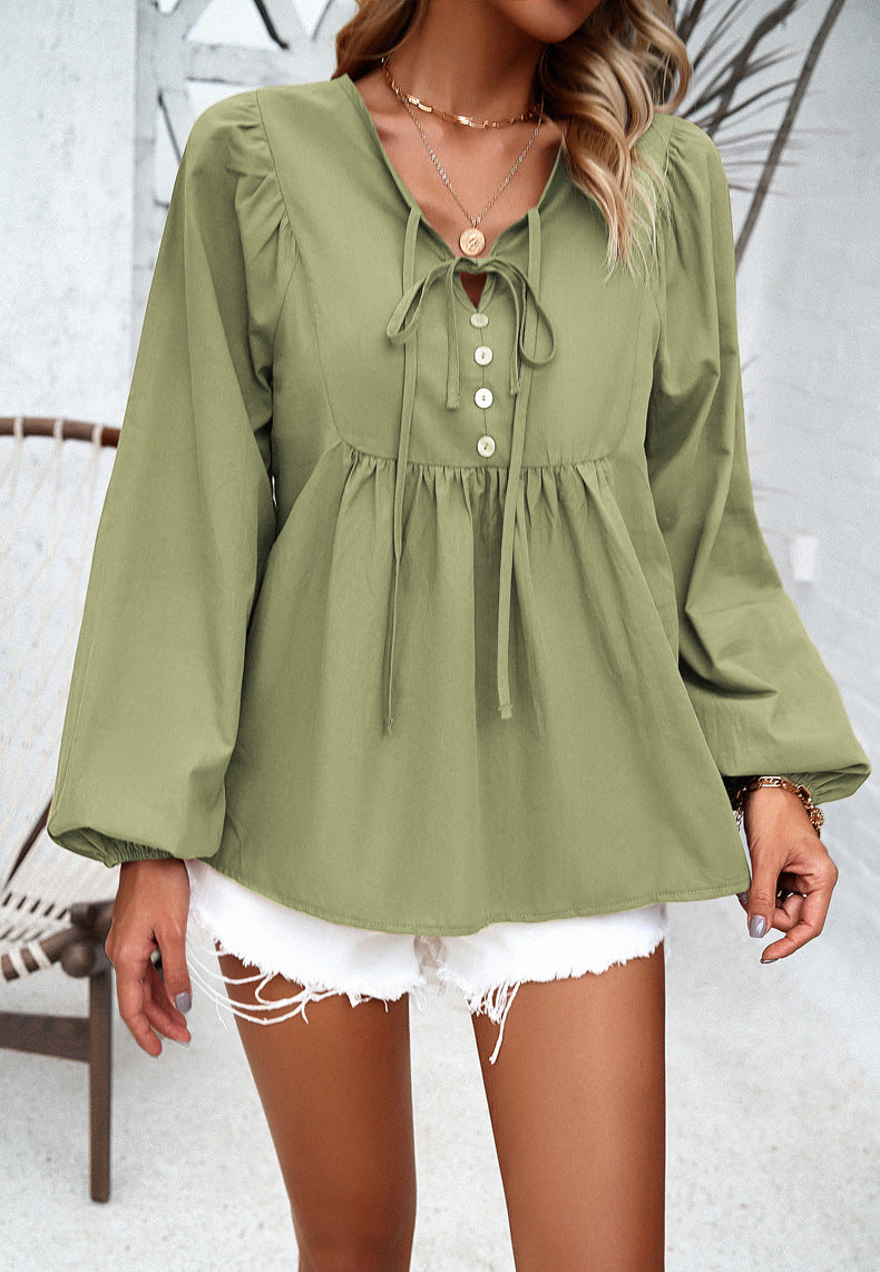 Sophie® | Elegant Casual Loose Button Down Blouse
