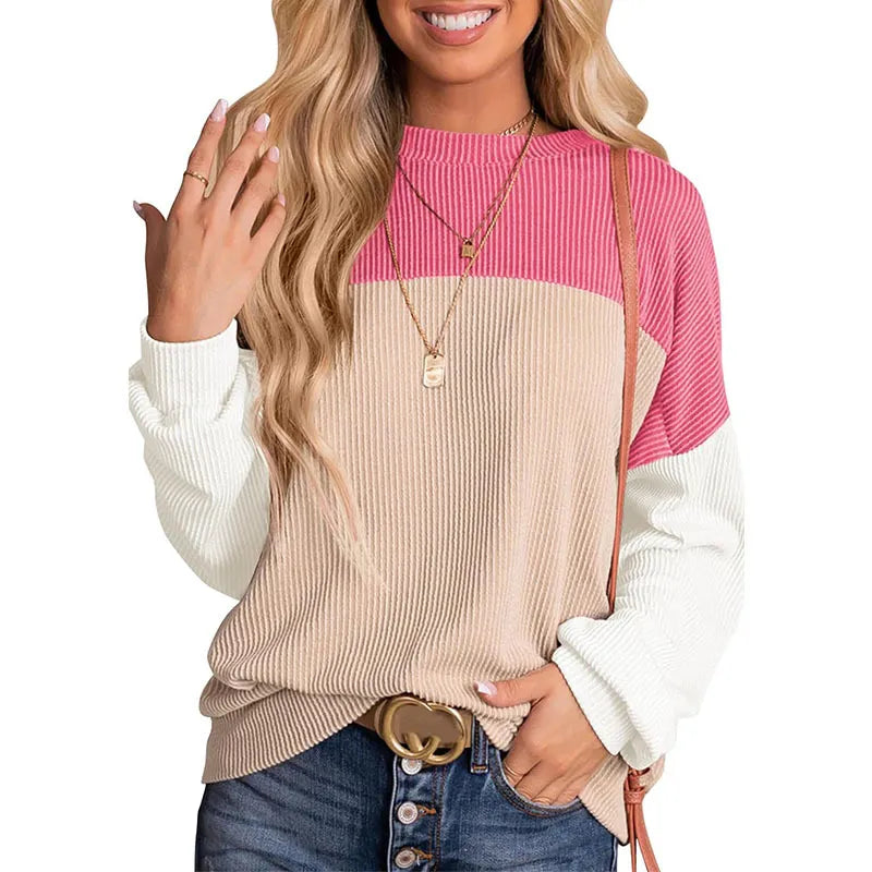 Leire | Casual crew neck pullover sweatshirt