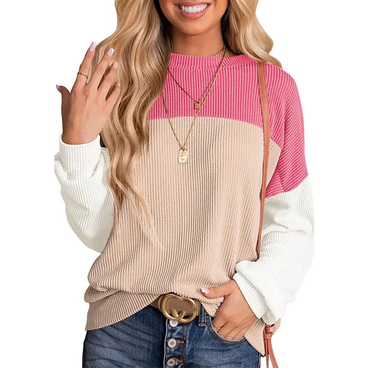 Leire | Casual crew neck pullover sweatshirt