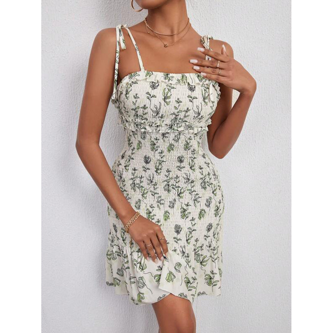 Xaviera® | Women'S Floral Wrap Dress With Adjustable Straps And Ruffle Hem