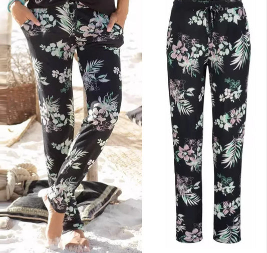 Zaida® | Women'S Floral Pattern Chic Lounge Pants