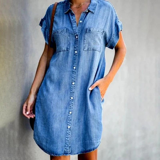 with PocketsLong  Shirt Dresses