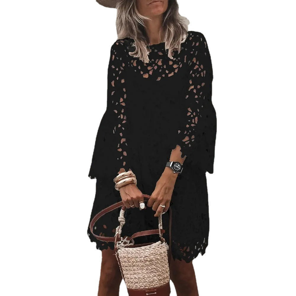 Joan® | White Lace Swim Dress