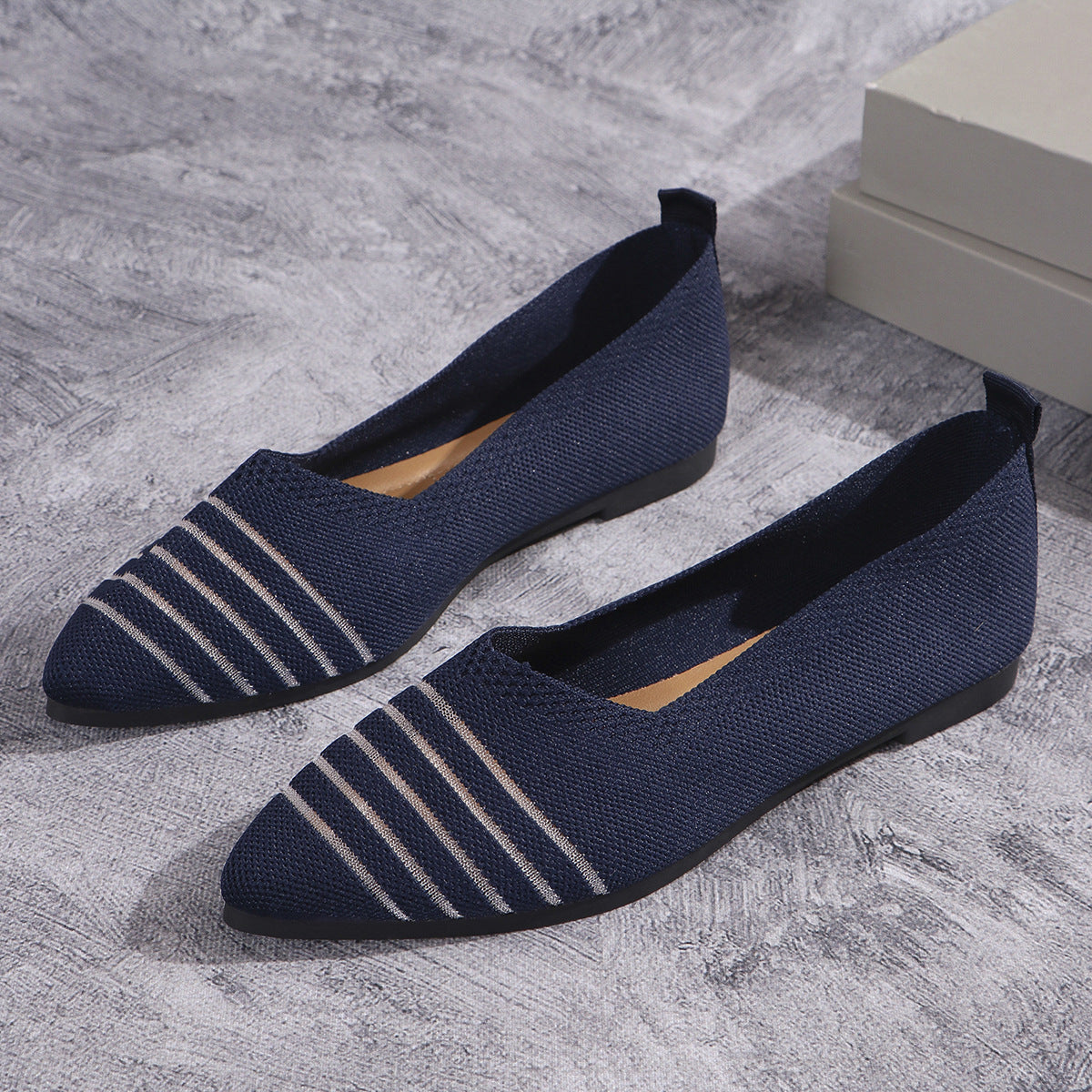 Xochitl® | Women'S Comfortable Mesh Ballerina Flat With Elastic Slip-On