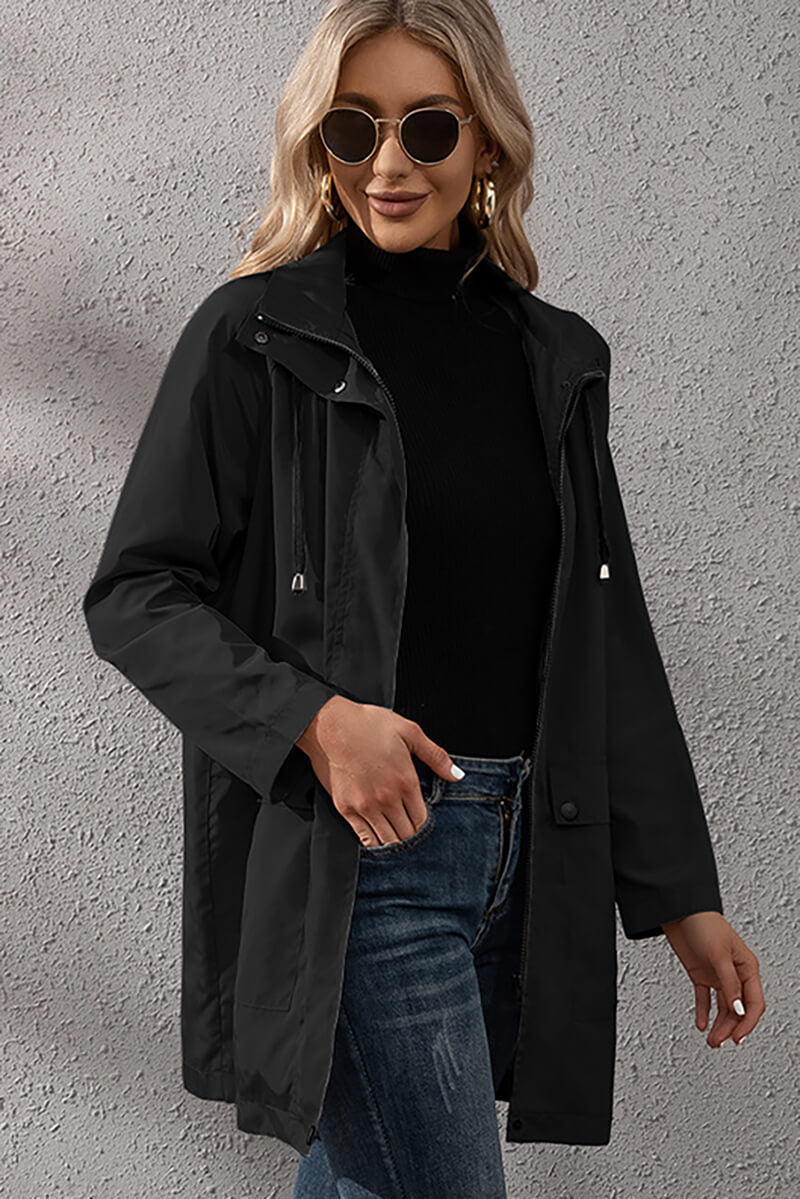 Yasmina | Urban waterproof windbreaker with hood
