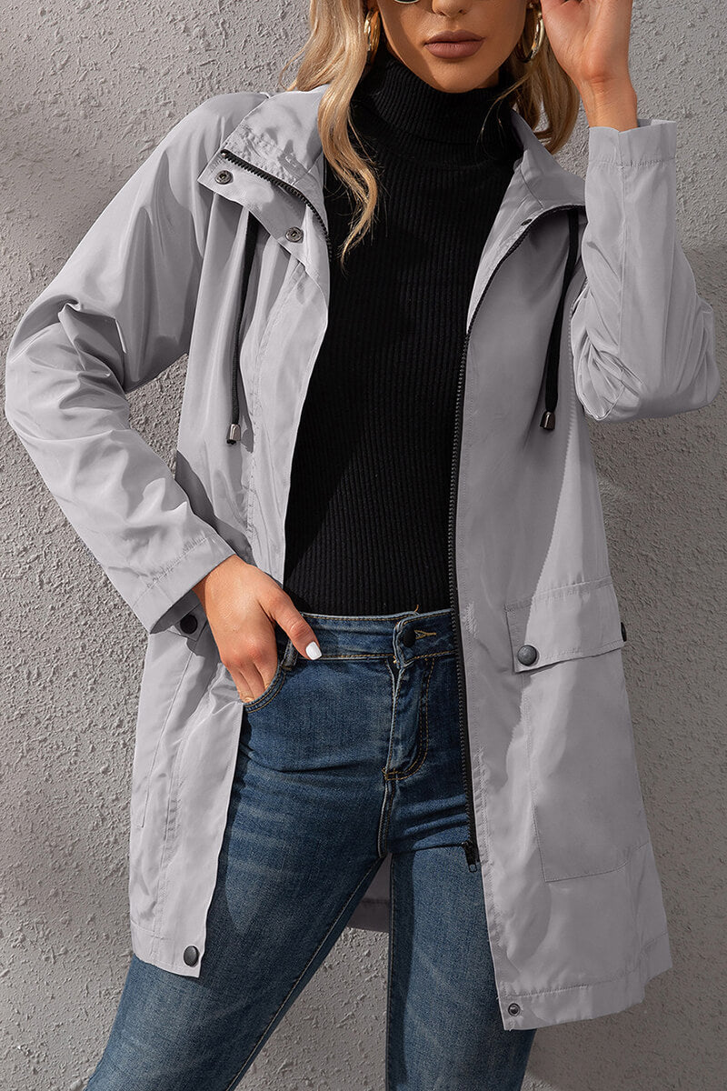 Yasmina | Urban waterproof windbreaker with hood
