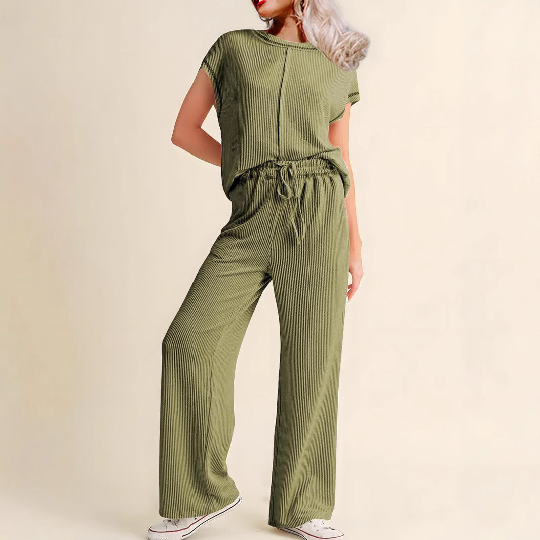 Tatiana® | Women'S Comfortable Wide-Leg Jumpsuit With Elastic Waistband