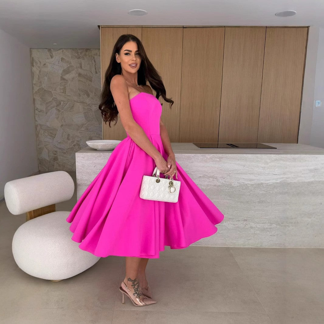 Natalia® | Women'S Evening Dress With A Swinging Skirt And Strapless Design