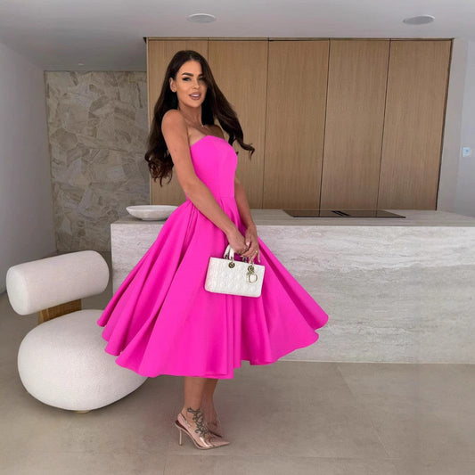 Natalia® | Women'S Evening Dress With A Swinging Skirt And Strapless Design