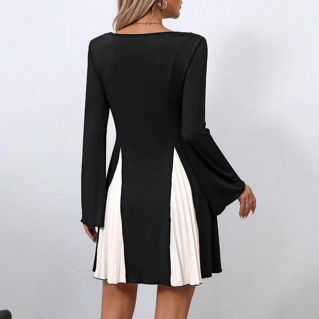 Úrsula® | Women'S Flared Dress With Pleated Elements