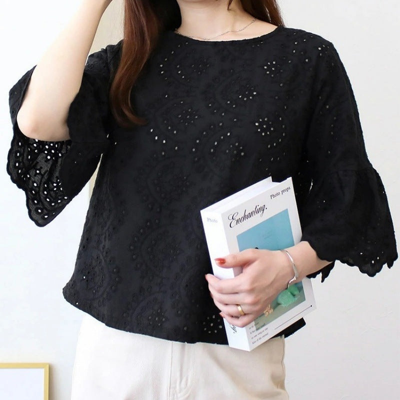 Patricia® | Women'S Eye-Hole Embroidered Blouse