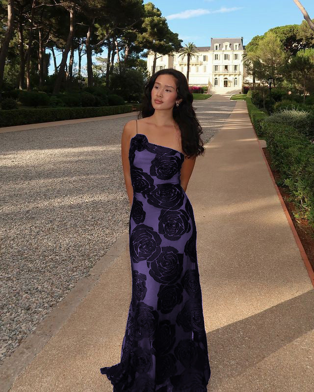 Milagros® | Women'S Evening Dress With Floral Appliqu��s
