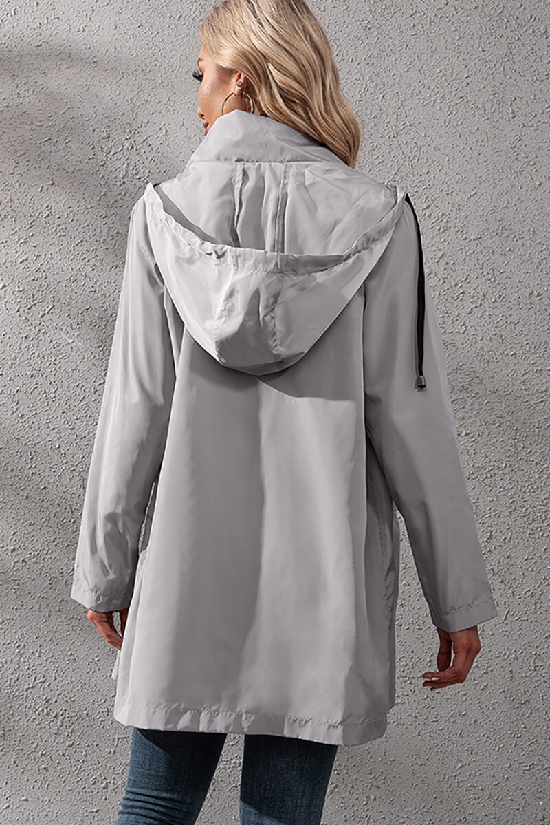 Yasmina | Urban waterproof windbreaker with hood