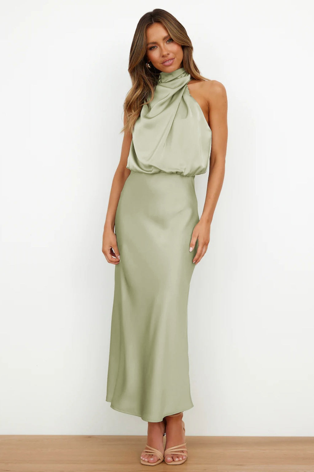 Laura® | Maxi Dress Light Green