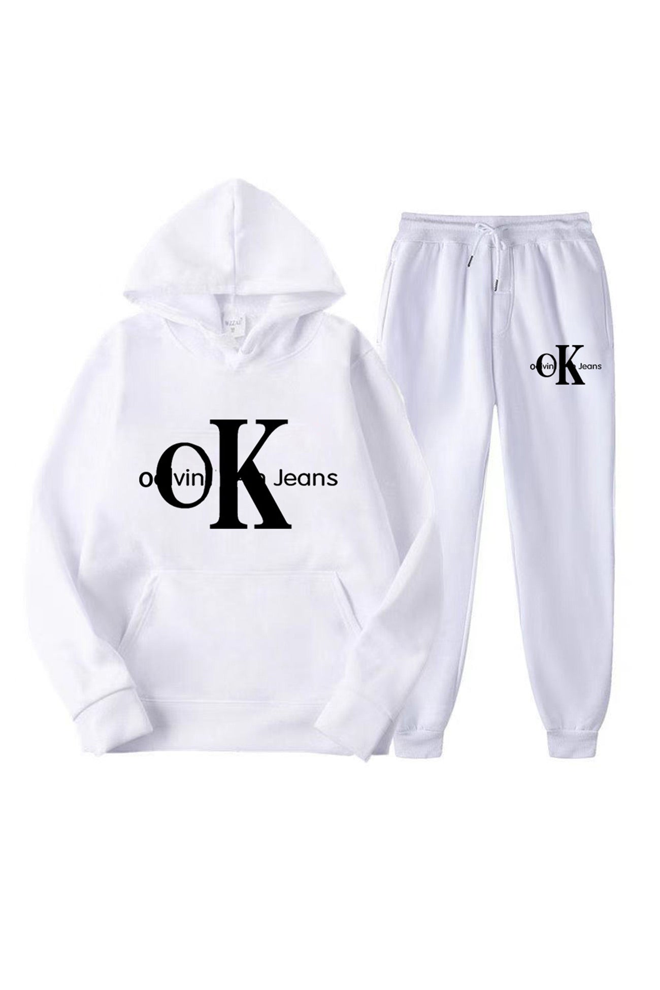 Margarita | Letter print hooded suits