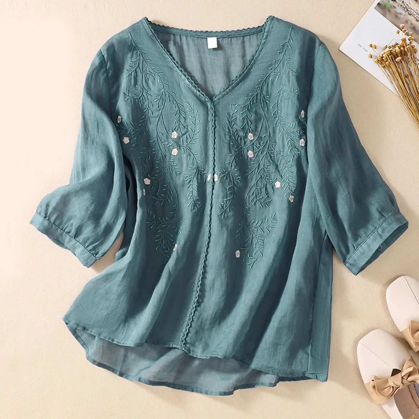 Giuliana® | Airy women's linen shirt