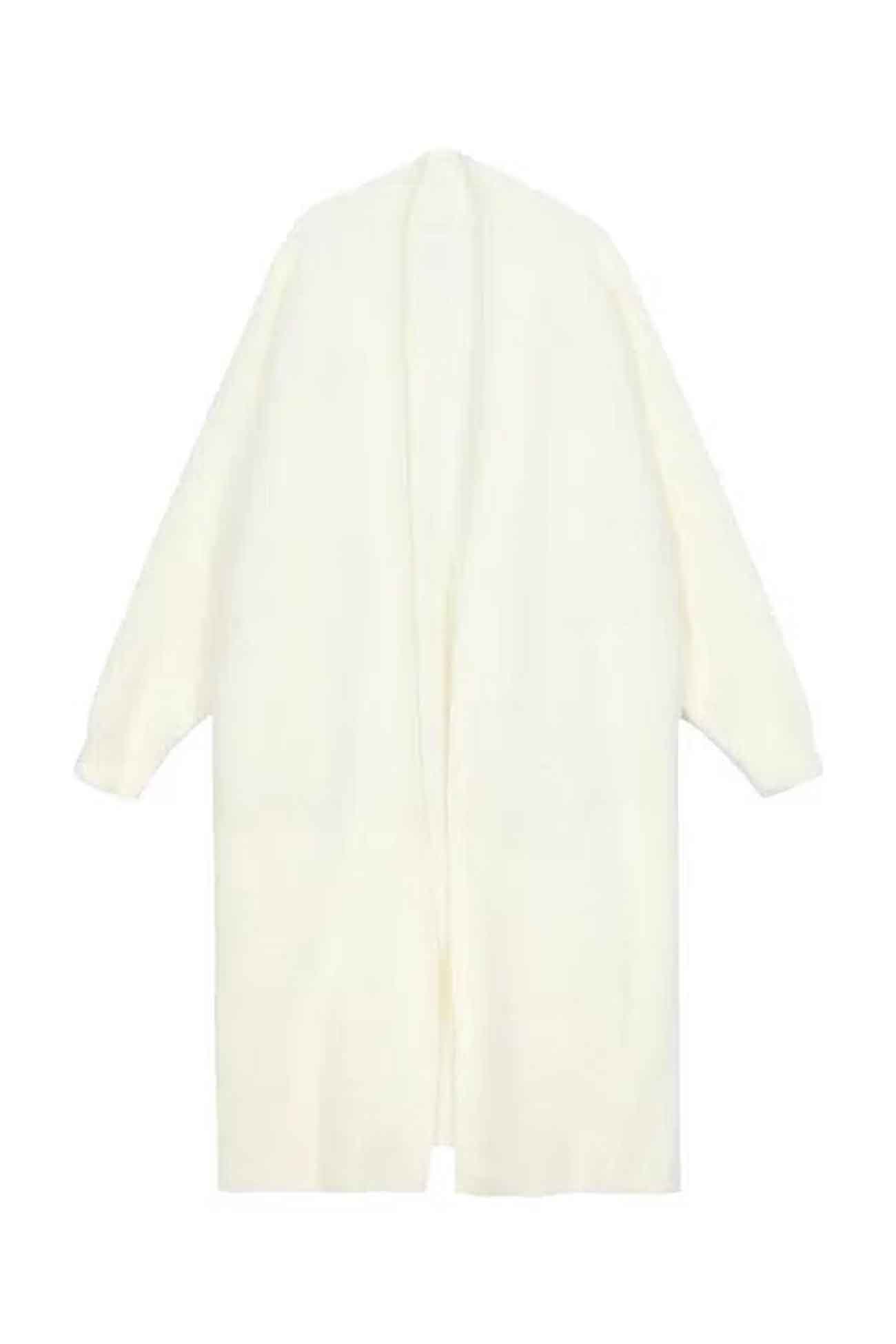 Estela | Plain, fluffy long cardigan