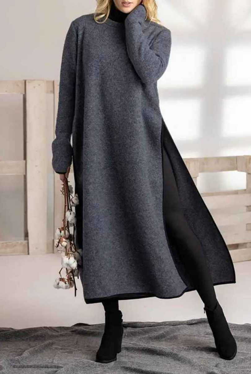 Glenda® | Cozy long layered dress