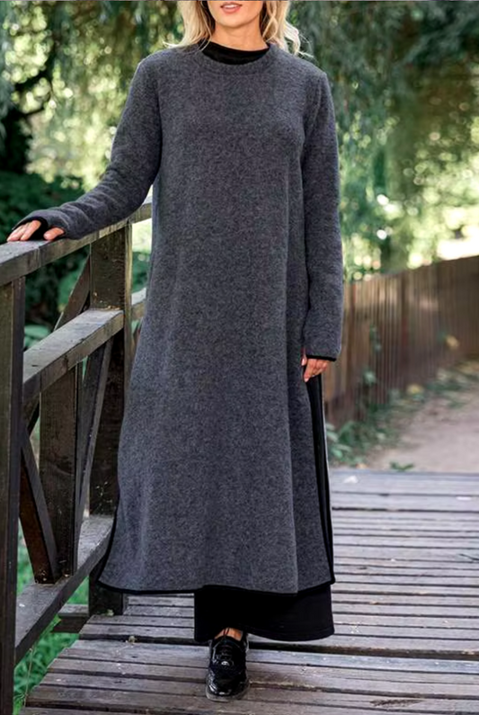 Glenda® | Cozy long layered dress