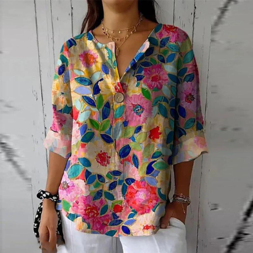 Buceti® | Cotton Linen Blouse