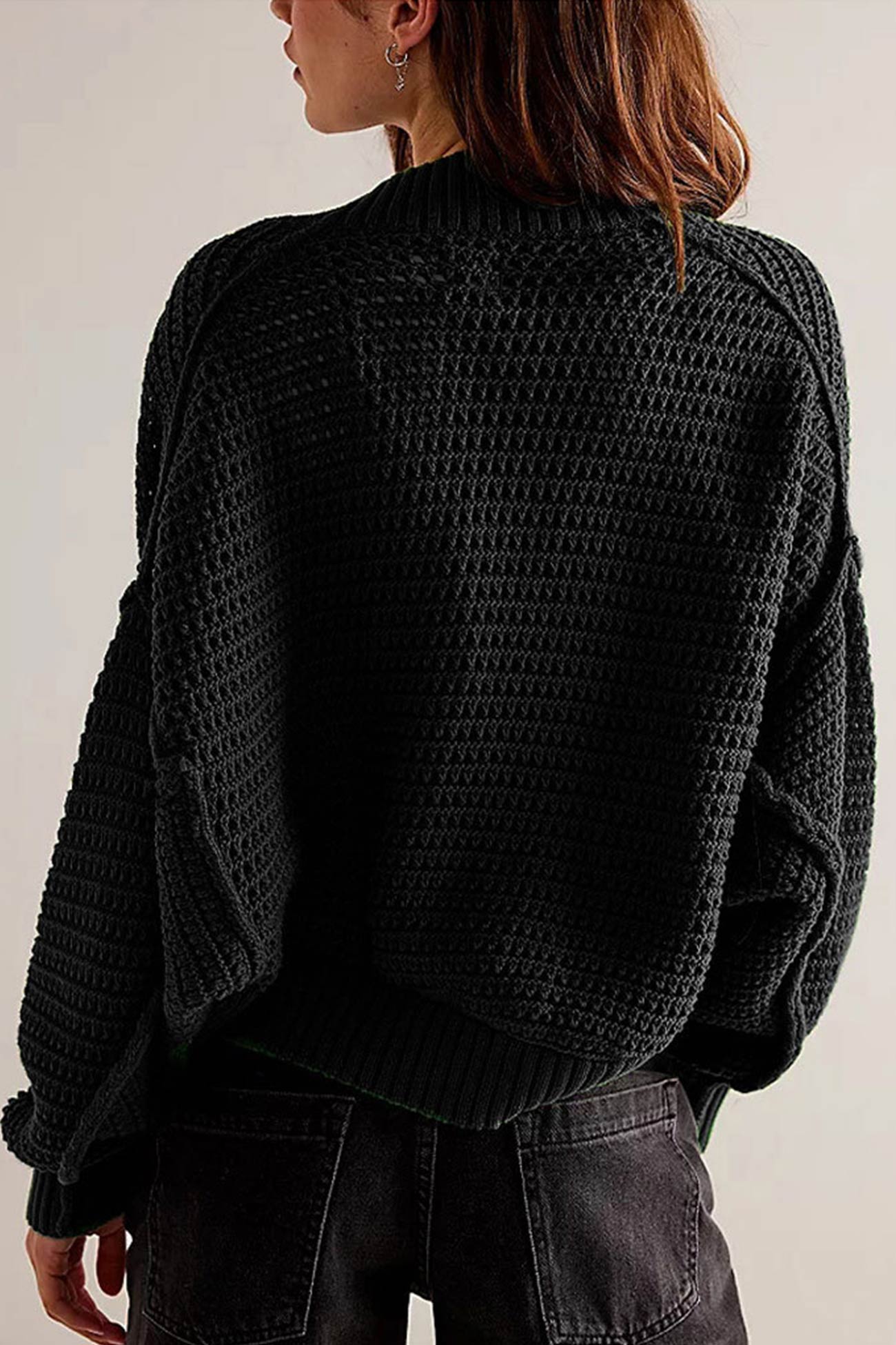 Lotte | Open front cardigan with batwing sleeves