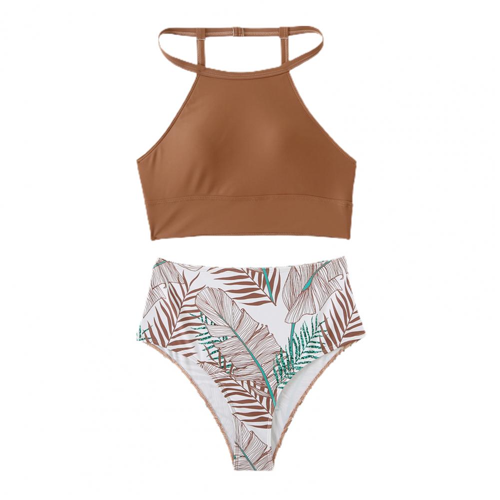 Evelyn® | Floral Print High Waisted Swimsuit