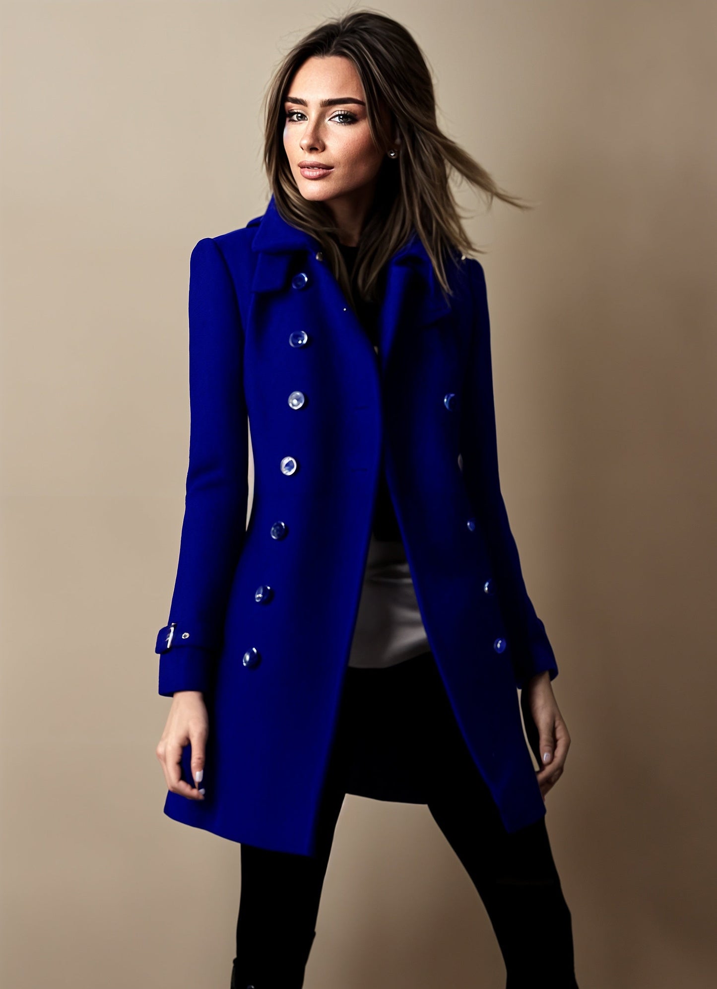 Camila® | Elegant winter jacket for women with buttons