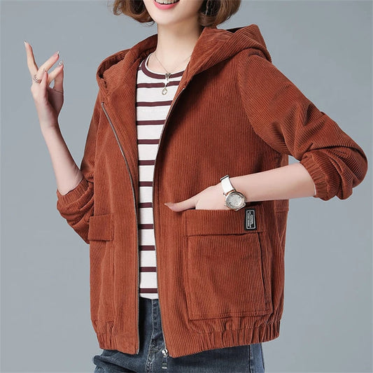Adela | Oversized corduroy jacket
