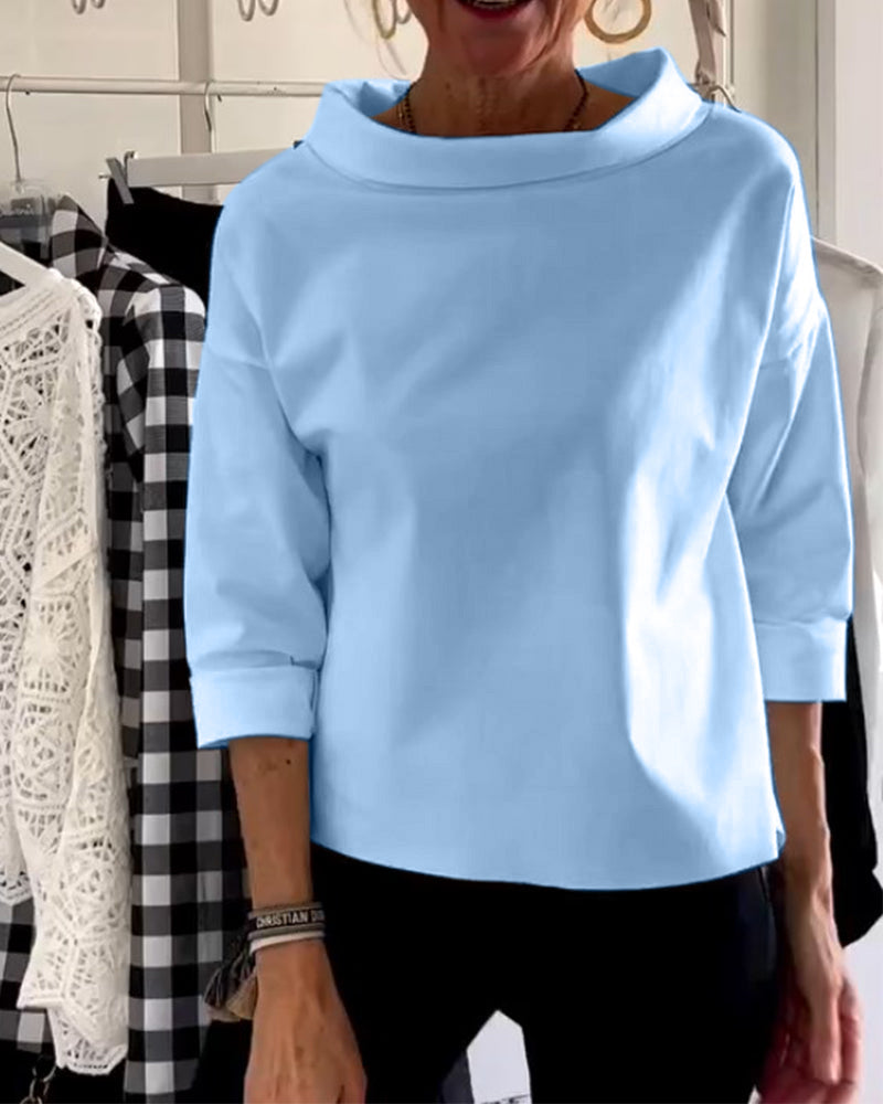 Aldona® | Women'S Elegant Blouse With Half Sleeves
