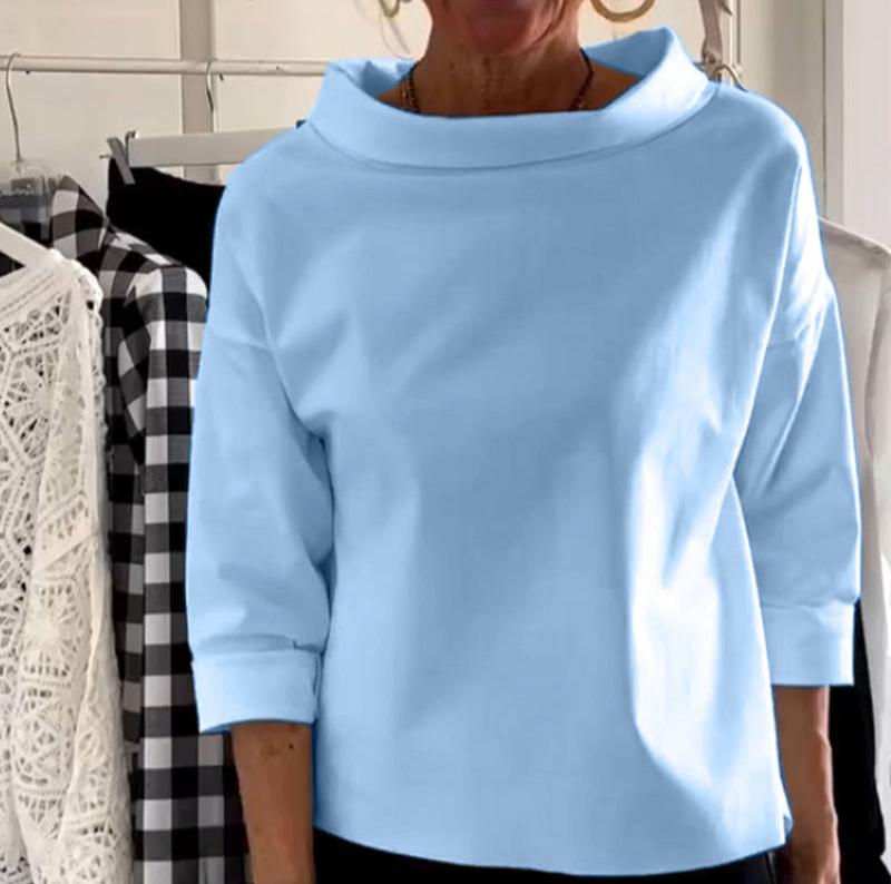 Cecilia® | Elegant high collar top for women