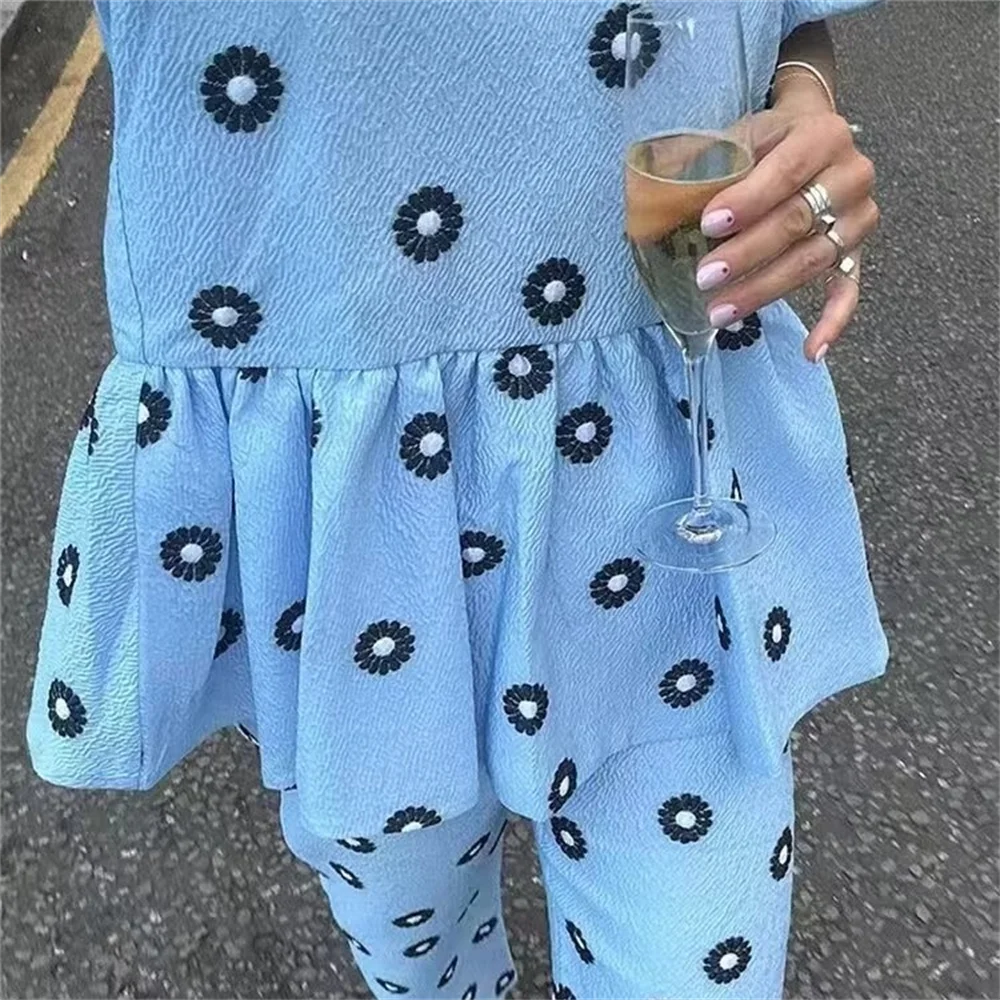 Romina® | Top + Pants Casual Printed Summer