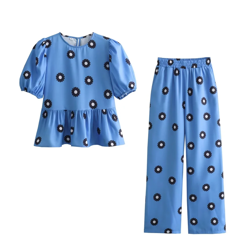 Romina® | Top + Pants Casual Printed Summer