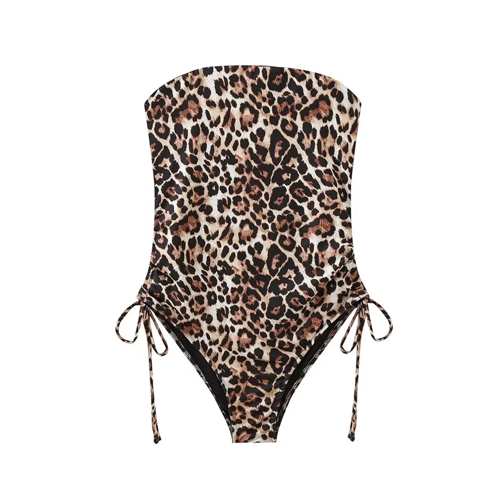Rita® | Casual Strapless Leopard Print Summer