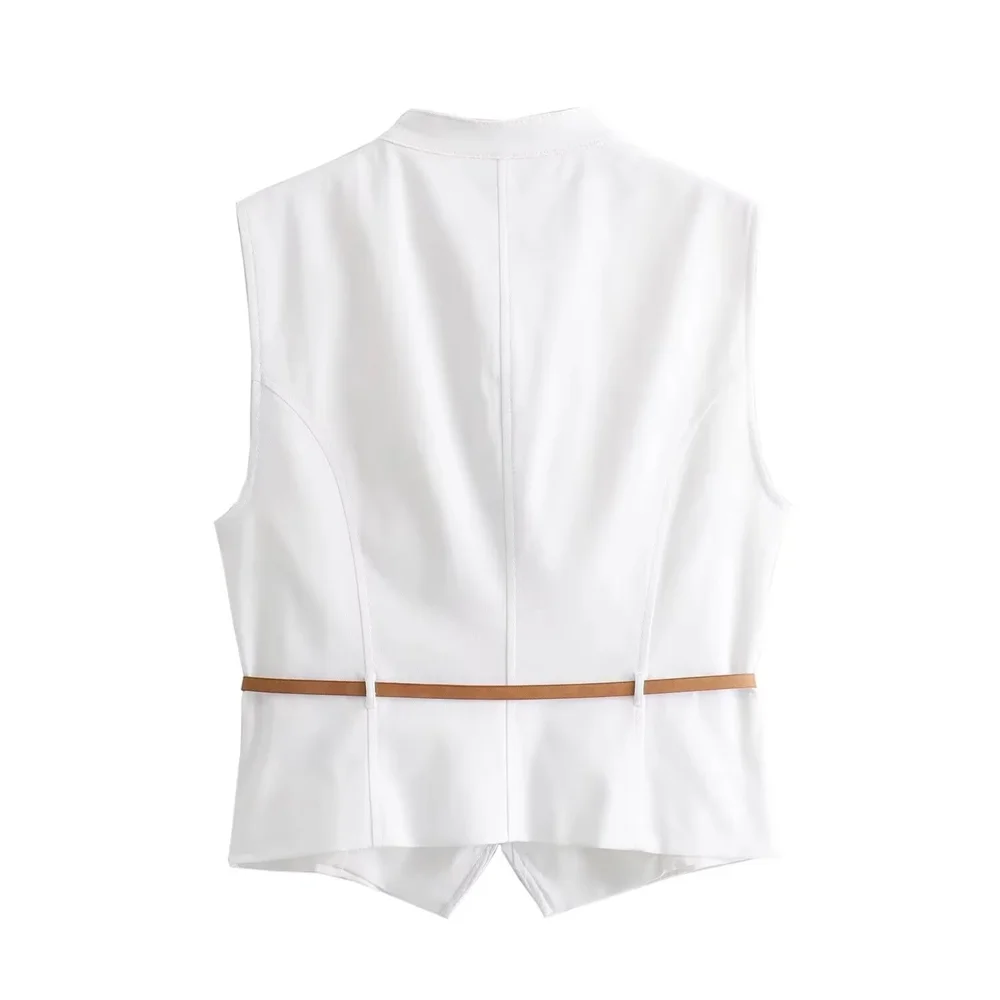 Maricarmen® | Casual Slim Fit Belt Detail Summer