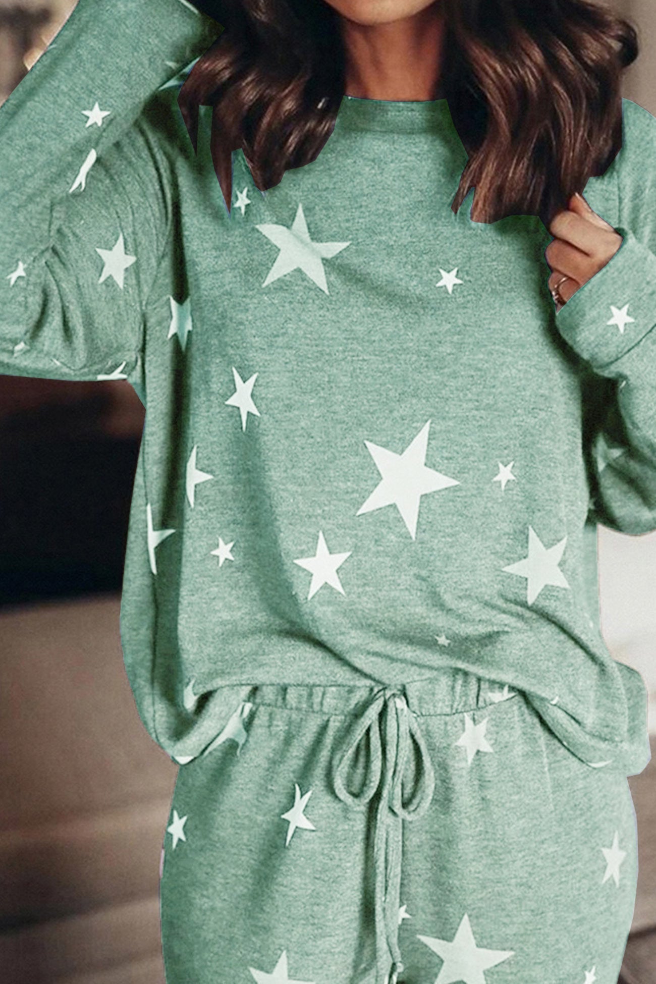 Mareike | Pentagram print sweater set