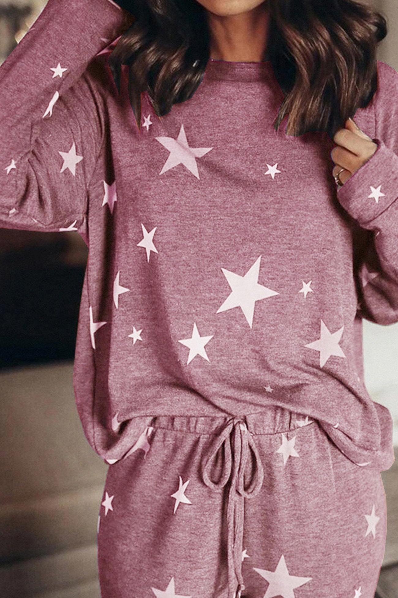 Mareike | Pentagram print sweater set