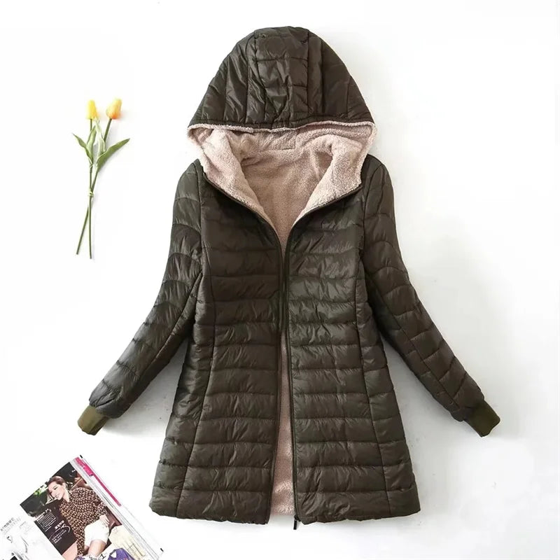 Tatiana | Loose hooded jacket