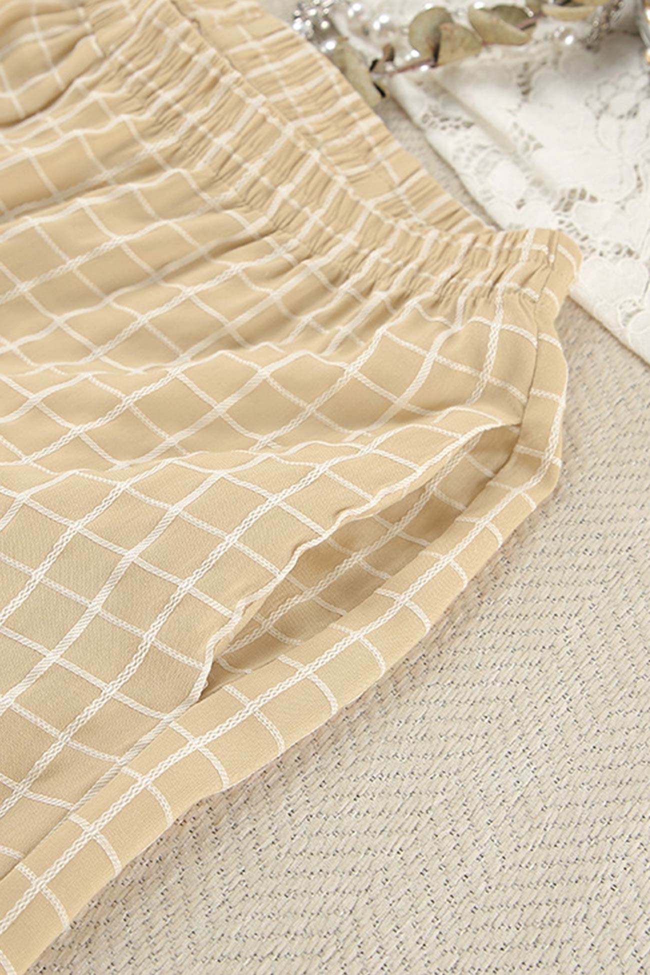 Marina | Checked loungewear with long sleeves